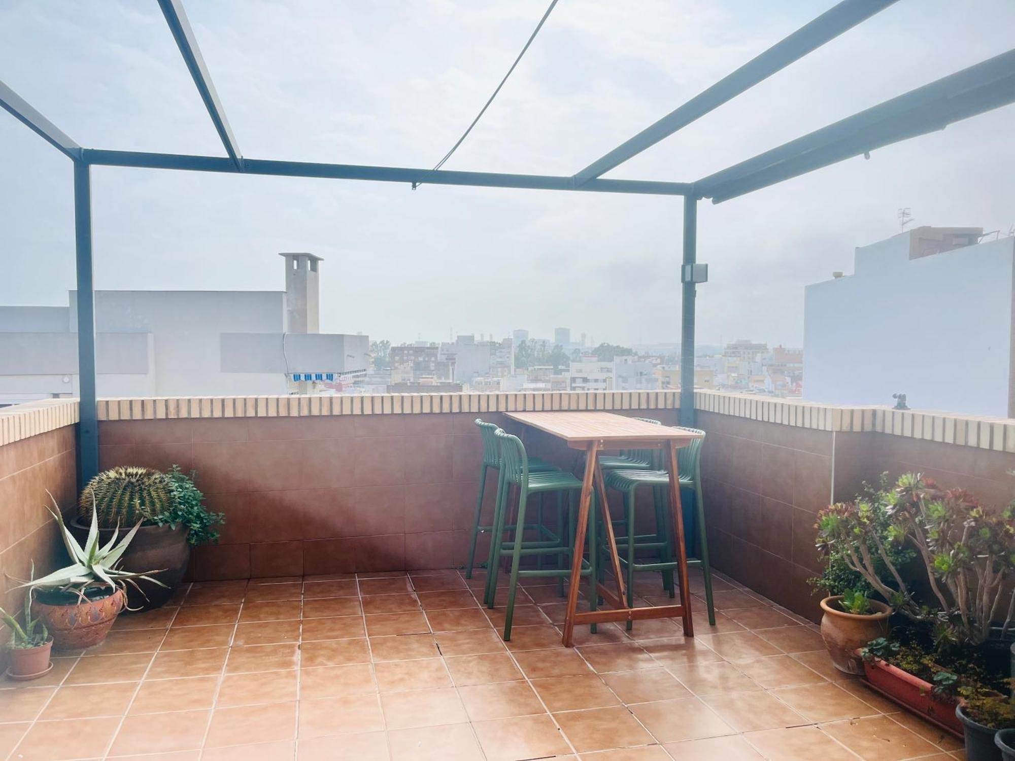 Ferienwohnung Luminoso Atico Con Terraza, Vistas Y Gym Sagunto Exterior foto